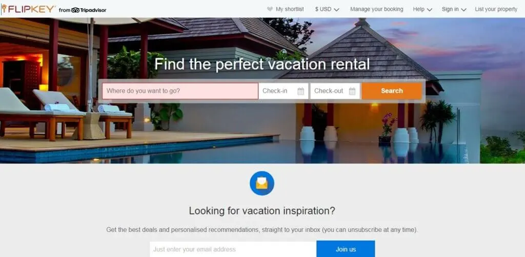 FlipKey Rentals App is one of the fairest vacation rental apps for Android users.