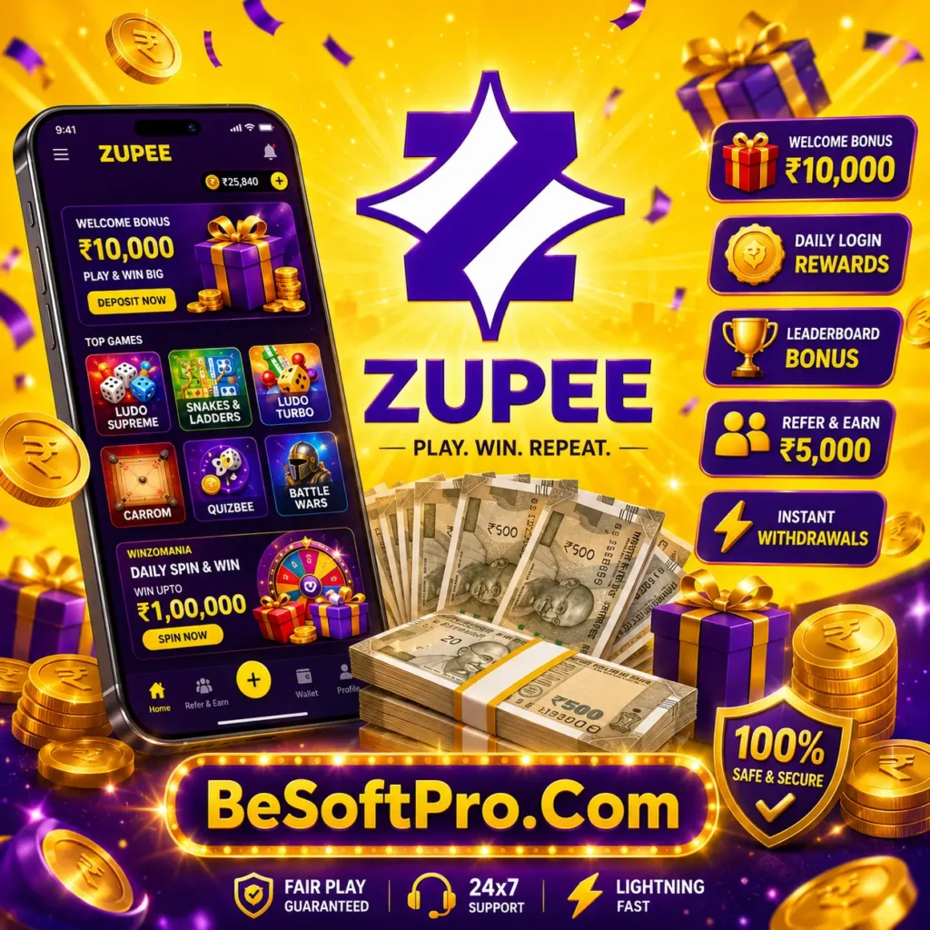 Zupee Game is the fairest real earning game for Android users