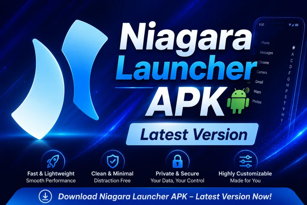 The latest version of Niagara Launcher APK lets its users enjoy an organized smartphone experience.