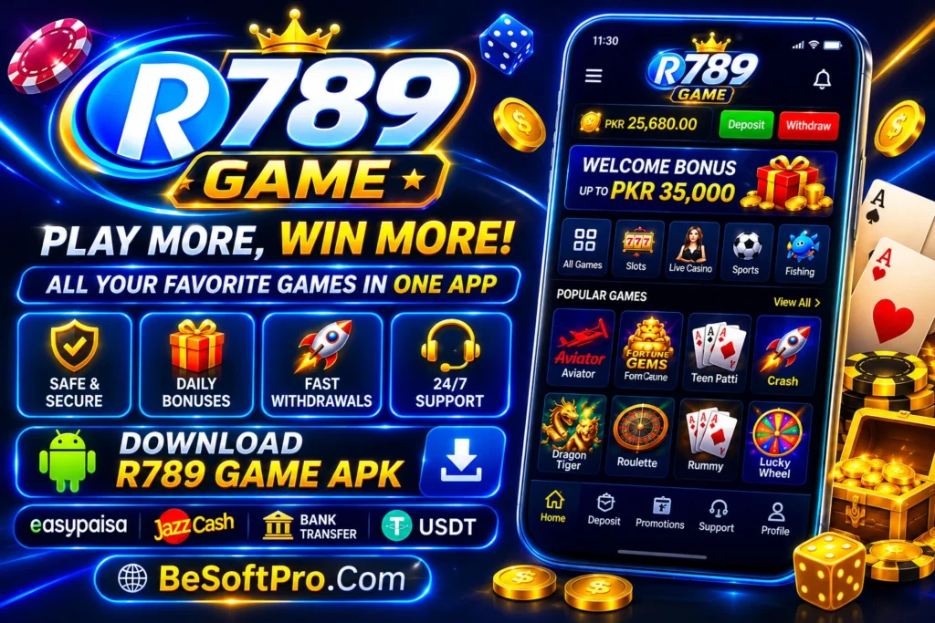 R789 APK Game for Android is one of the best Android earning platforms.