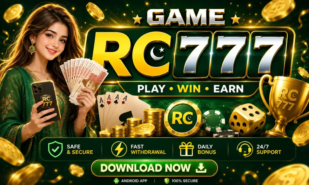 RC777 Game free Download is one of the fairest 5 new best APK earning games in Pakistan