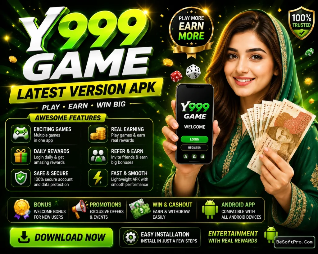 Y999 Game Download is one of the best APK earning games in Pakistan.