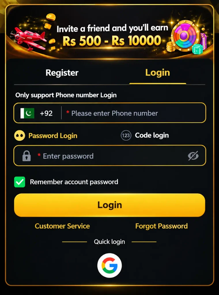 Logging into the latest version of ER666 Game APKm2026 is easy and simple.