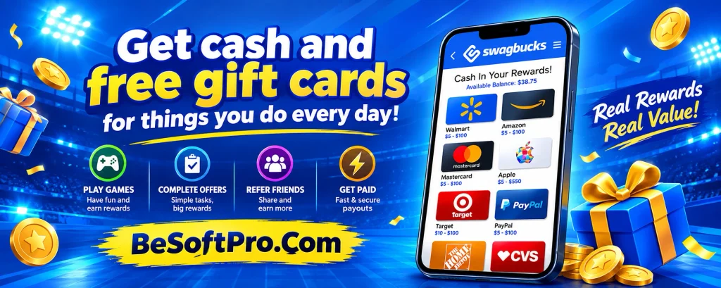 Swagbucks APK is an Android app that offers entertainment and earning opportunities for its users.