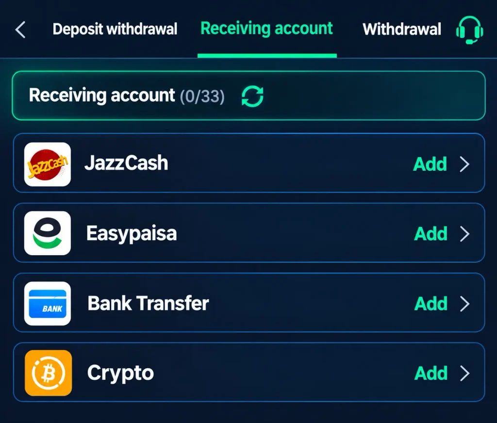 PKR365 APK Latest Version offers both Easypaisa and JazzCash methods to withdraw the bonuses.