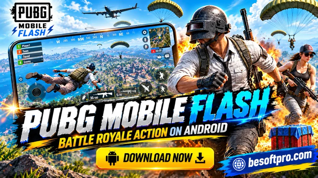 Looking for PUBG Mobile Flash Download? Explore its November 2026 launch, lightweight installation, features, Android compatibility, registration, and safe access.