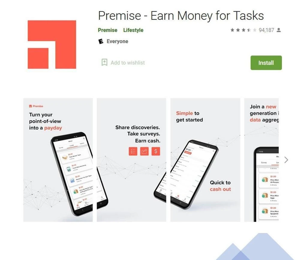 Premise is one of the Top 7 Android Earning Apps on Play Store in 2026
